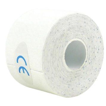 Тейп Кинезио Kinesiology Tape кинезиологическая лента белый 5 см 1028 фото