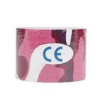 Тейп Кінезіо 3.8 см,камуфляж рожевий кінезіологічна стрічка Kinesiology Tape Sportstape Sport & Therapy, 3.8 см, камуфляж рожевий 1011 фото