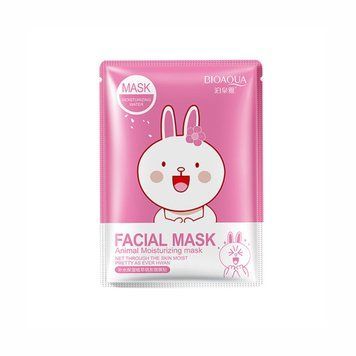 Тканинна маска Bioaqua Animal Moisturizing Plant Facial Mask для зволоження 18 фото