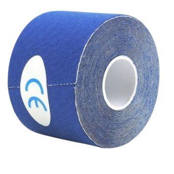 Тейп Кинезио Kinesiology Tape кинезиологическая лента синий 5 см 1047 фото
