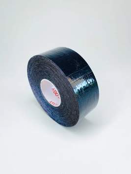 Тейп Кинезио Kinesiology Tape кинезиологическая лента черный 2.5 см 1048 фото