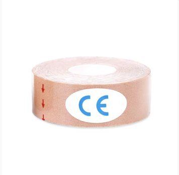 Тейп Кинезио лента бежевый 2.5 см Kinesiology Tape 1051 фото