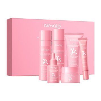 Набір для догляду за обличчям BIOAQUA Nicotinamide Rejuvenate Tender Skin (6 предметів) &ndash; освітлення, зволоження та ніжність шкіри 375 фото