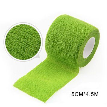 Бинт самоклеящийся эластичный Coban 5 см фиксирующий самоскрепляющийся, аутоадгезийний бинт, зеленый 108 фото
